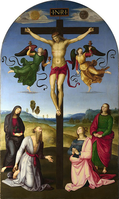 Mond Crucifixion Raphael